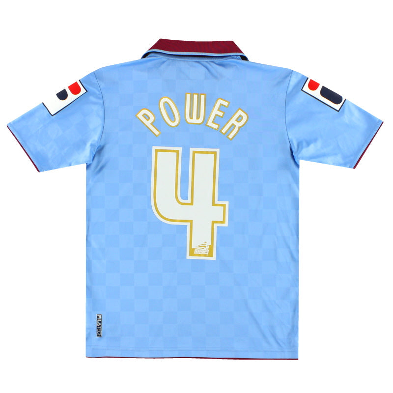 2013-15 Tranmere Rovers Fila Auswärtstrikot Power #4 L.Boys