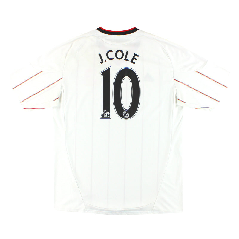 2010-11 Liverpool adidas Auswärtstrikot J.Cole #10 XL