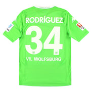 2014-15 Wolfsburg Kappa Heimtrikot Rodriguez #34 S