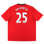 2009-10 Manchester United Nike Home Trikot Valencia #25 *mit Etiketten* XXL