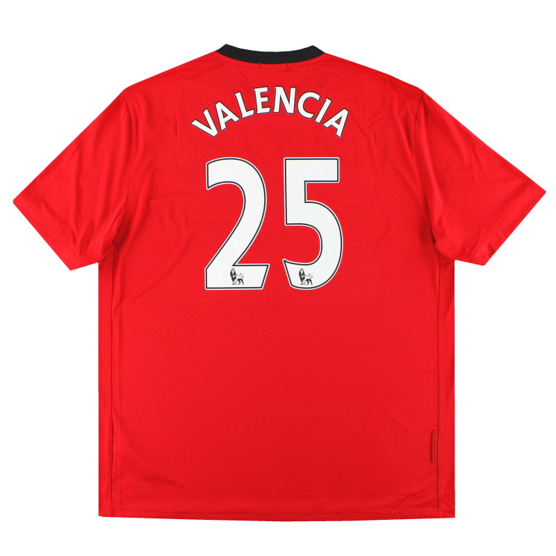2009-10 Manchester United Nike Home Trikot Valencia #25 *mit Etiketten* XXL