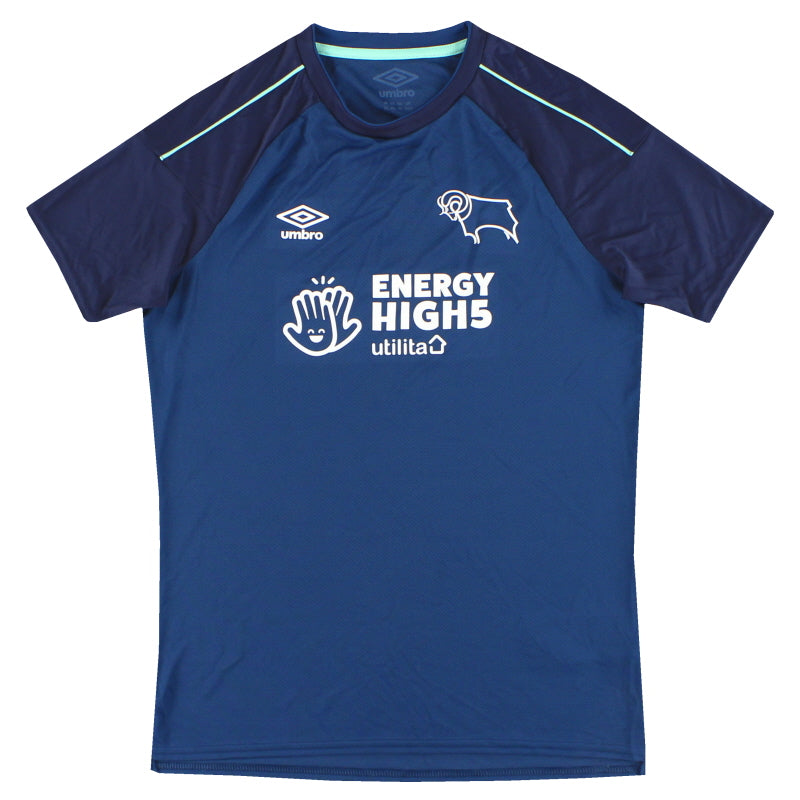 2020-21 Derby County Umbro Auswärtstrikot *Neuwertig* XL