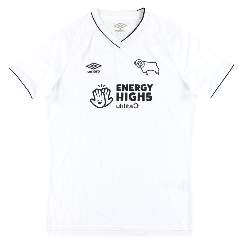2020-21 Derby County Umbro Heimtrikot *Neuwertig* XL