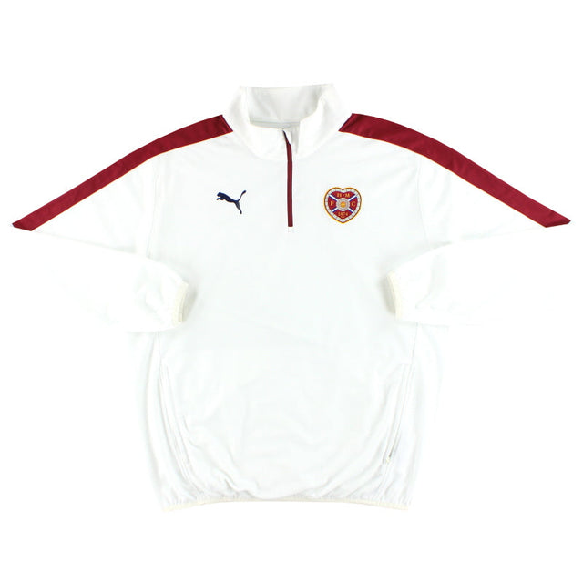 2015-16 Hearts Puma 1/4 Zip Track Top XXL
