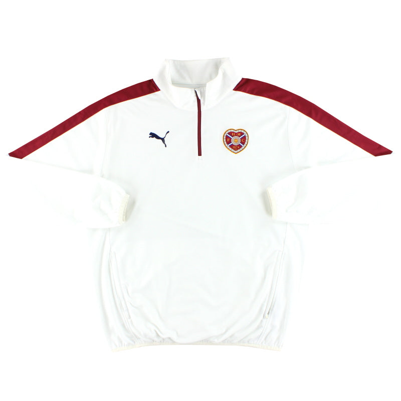 2015-16 Hearts Puma 1/4 Zip Trainingspullover XXL