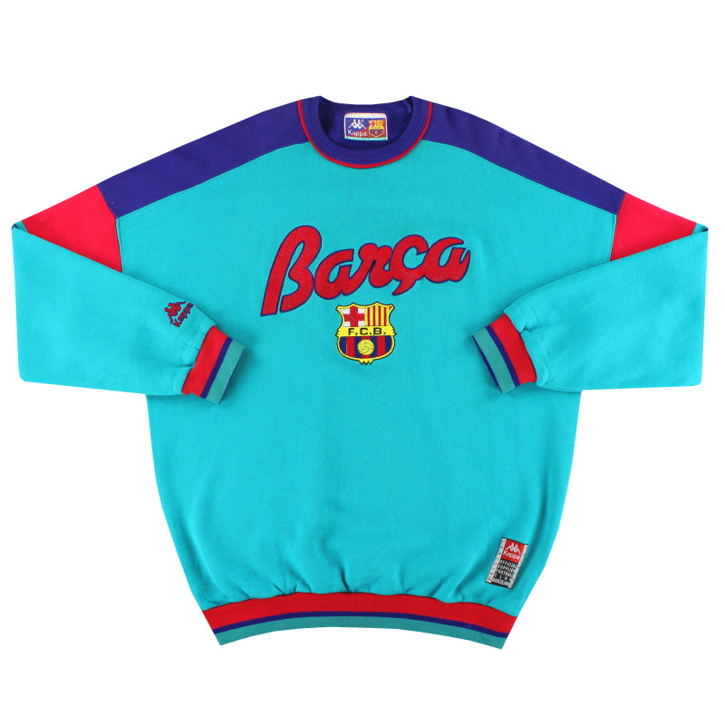 1992-95 Barcelona Kappa Sweatshirt *Neuwertig* L
