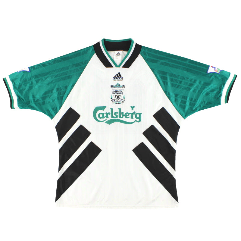 1993-95 Liverpool adidas Match Issue Away Trikot #19 L