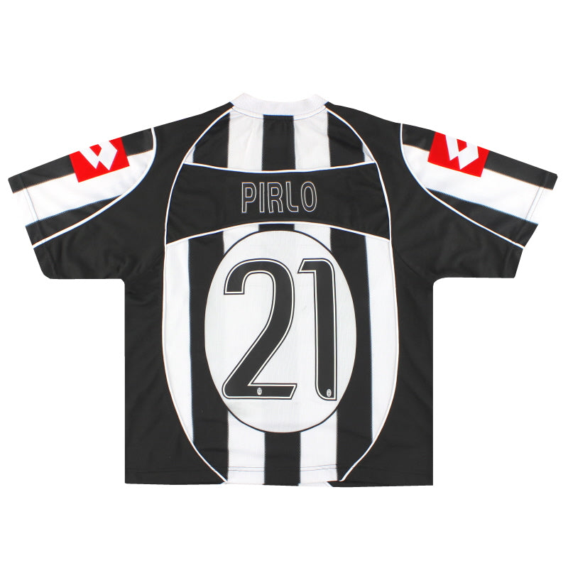 2002-03 Juventus Lotto Heim Trikot Pirlo #21 M