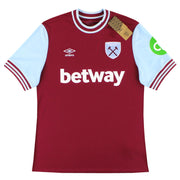2024-25 West Ham Umbro Heimtrikot *m. Etikett* XXL