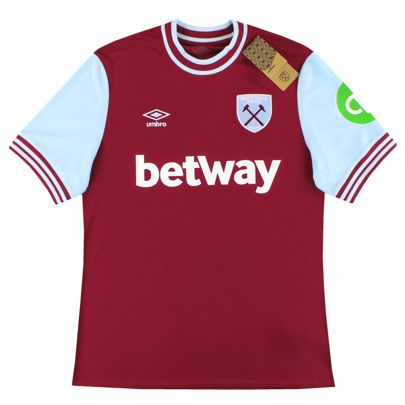 2024-25 West Ham Umbro Heimtrikot *m. Etikett* XXL