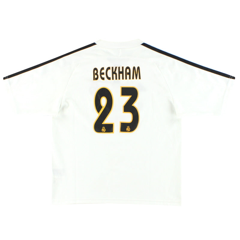 2003-04 Real Madrid adidas Heimtrikot Beckham #23 XL.Jungen