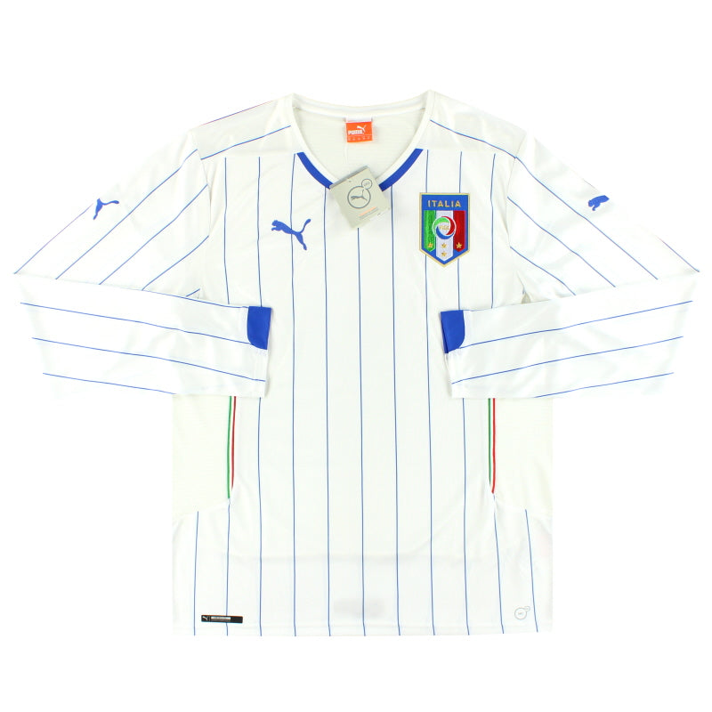 2014-15 Italien Puma Auswärtstrikot L/S *mit Etiketten* XL