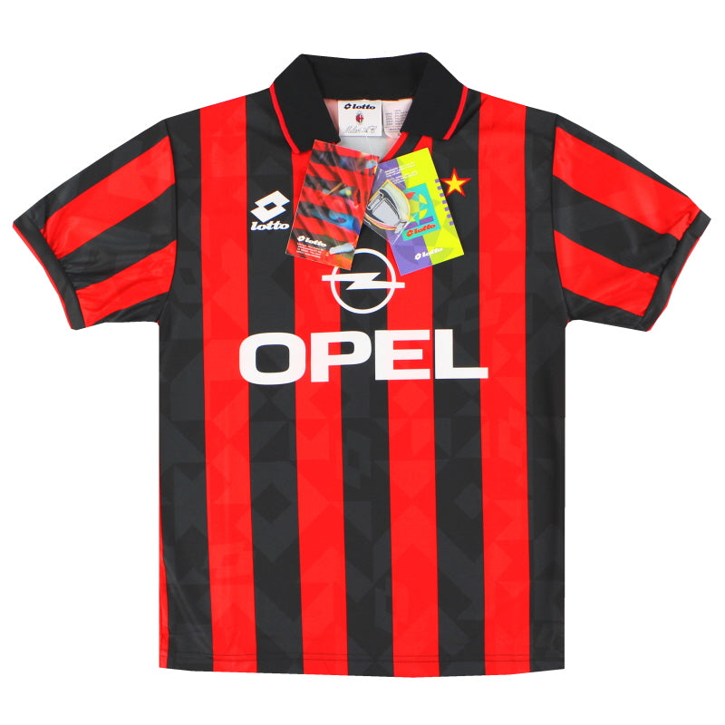 1994-95 AC Mailand Lotto Heimtrikot *mit Etiketten* S