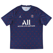 2021-22 Paris Saint-Germain Nike x Air Jordan Pre-Match Trikot XL