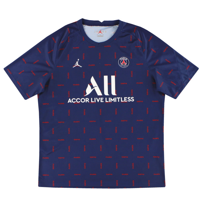 2021-22 Paris Saint-Germain Nike x Air Jordan Pre-Match Trikot XL