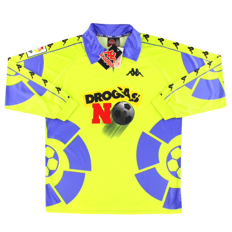 1999 La Liga Estrellas Kappa Heimtrikot L/S *mit Etiketten* XL