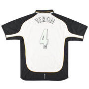 2001-02 Manchester United Umbro Centenary Trikot Veron #4 XL