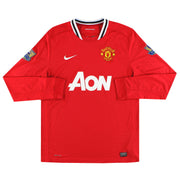 2011-12 Manchester United Nike Heimtrikot XL