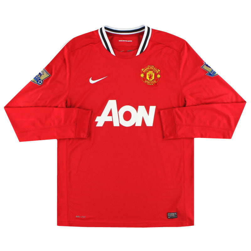 2011-12 Manchester United Nike Heimtrikot XL
