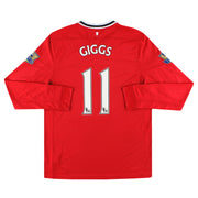 2011-12 Manchester United Nike Heimtrikot Giggs #11 Langarm L