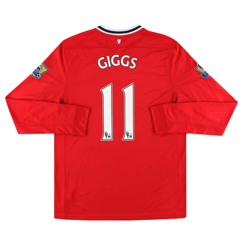 2011-12 Manchester United Nike Heimtrikot Giggs #11 Langarm L