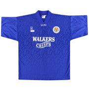 1992-94 Leicester Fox Leisure Heimtrikot *Neuwertig* XL