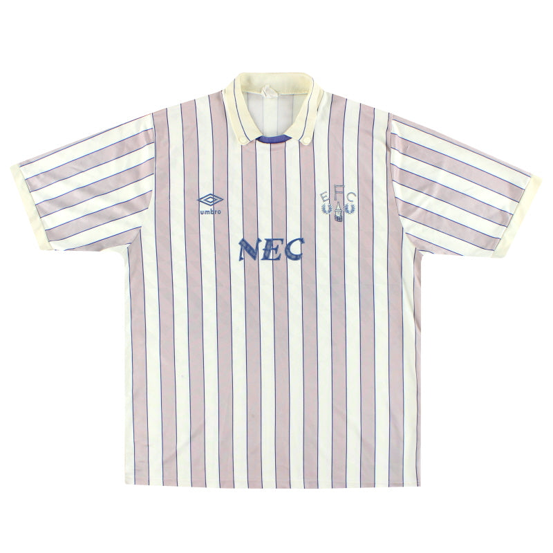 1988-91 Everton Umbro Auswärtstrikot L