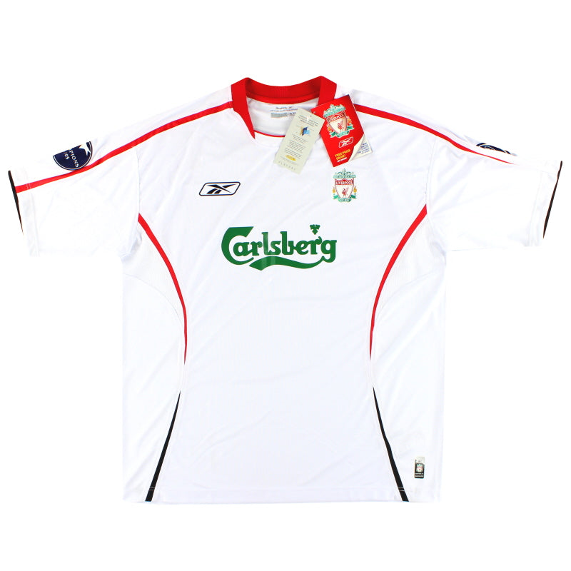 2005-06 Liverpool Reebok Auswärtstrikot *mit Etikett* XL