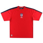 2001-03 England Umbro Trainingsshirt XXL