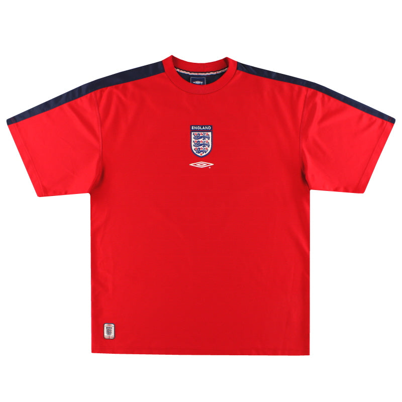 2001-03 England Umbro Trainingsshirt XXL