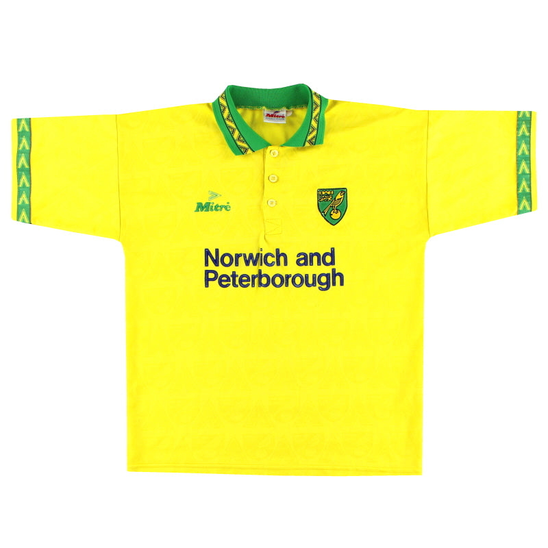 1994-96 Norwich City Mitre Heimtrikot M