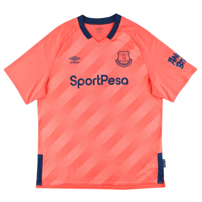 2019-20 Everton Umbro Auswärtstrikot *Neuwertig* XXL