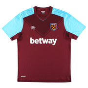 2017-18 West Ham Umbro Heimtrikot *Neuwertig* XXL
