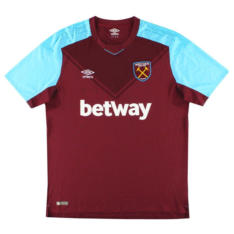 2017-18 West Ham Umbro Heimtrikot *Neuwertig* XXL