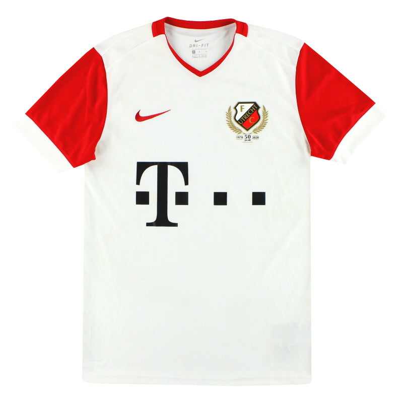 2020-21 Utrecht Nike 50 Jahre Jubiläums-Heimtrikot *Neuwertig* M