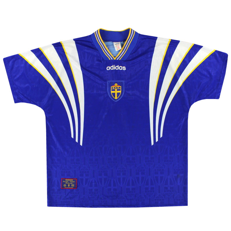 1996-98 Schweden adidas Auswärtstrikot XXL