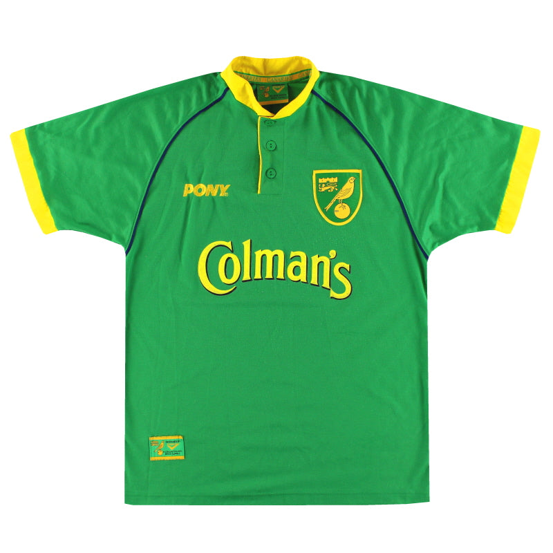1997-99 Norwich City Pony Auswärtstrikot M