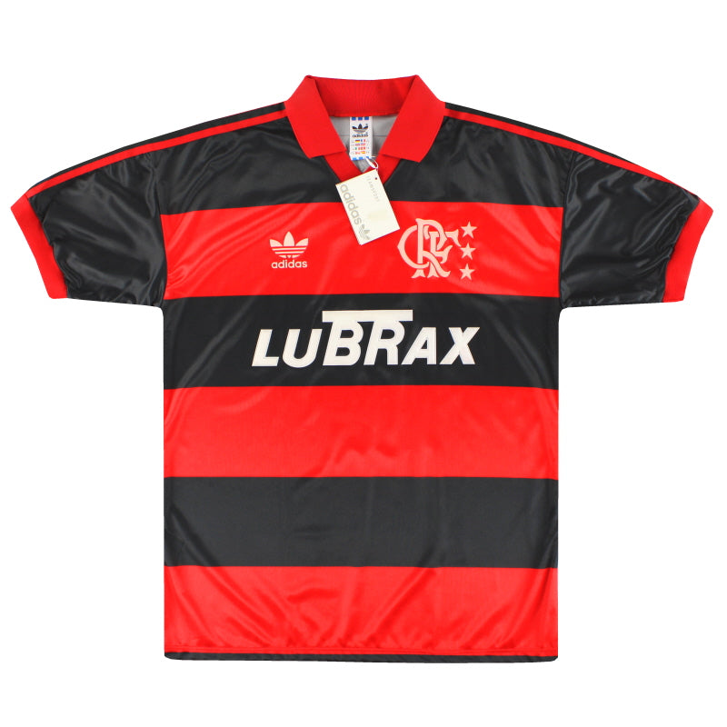 1990-92 Flamengo adidas Heimtrikot #82 *mit Etikett* L