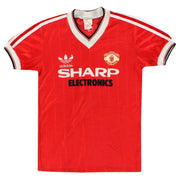 1982-83 Manchester United adidas Heimtrikot Jungen L