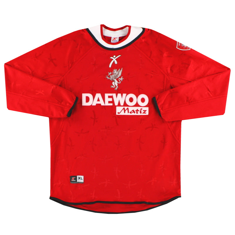 2001-02 Perugia Heimtrikot L/S #17 XL