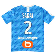 2019-20 Olympique Marseille Puma Player Issue Auswärtstrikot Sakai #2 S