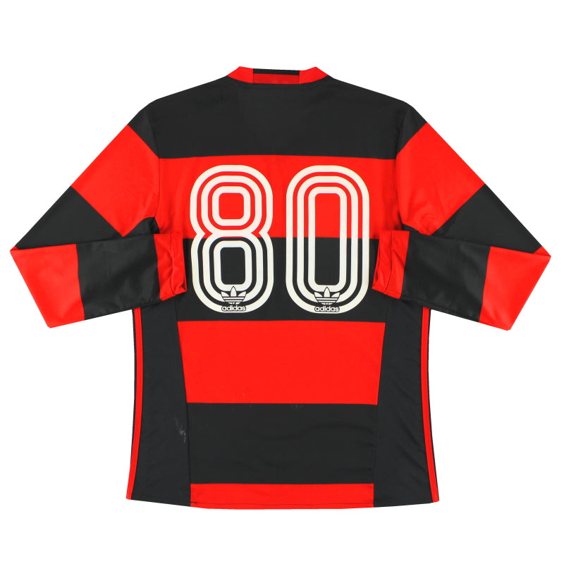 2016 Flamengo adidas Heimtrikot L/S Nr. 80 *mit Etiketten* M