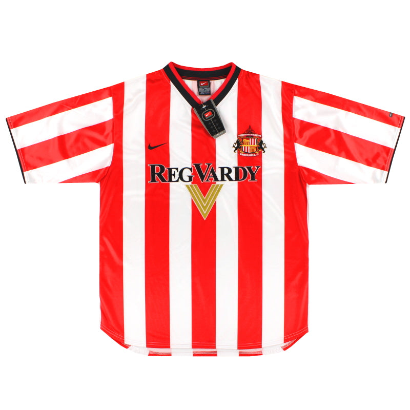 2000-02 Sunderland Nike Heimtrikot *mit Etiketten* L