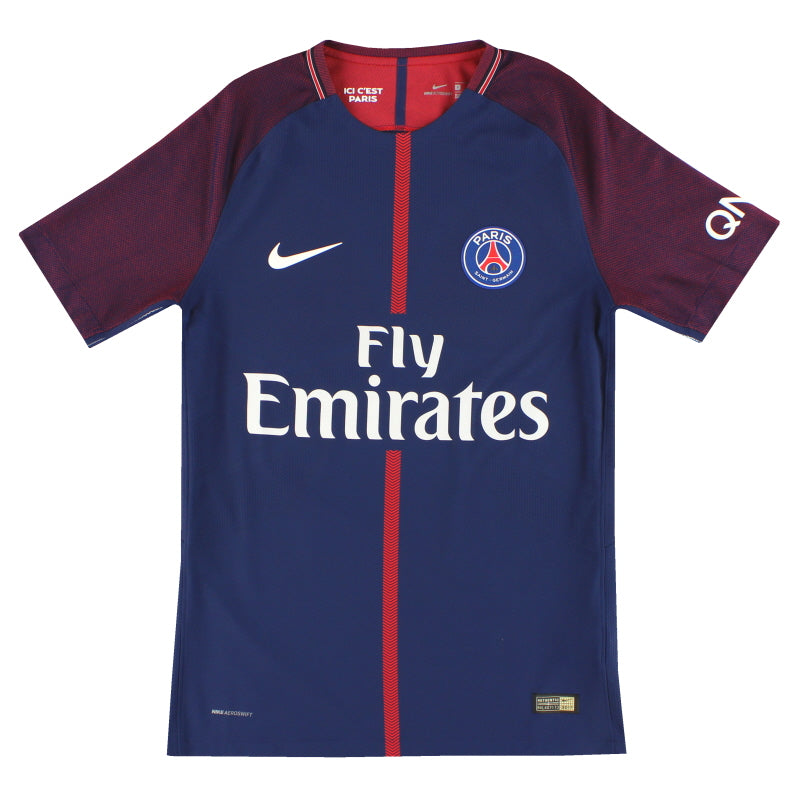 2017-18 Paris Saint-Germain Nike Authentic Home Trikot *Neuwertig* S