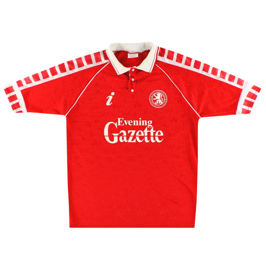 1990-92 Middlesbrough Home Shirt M