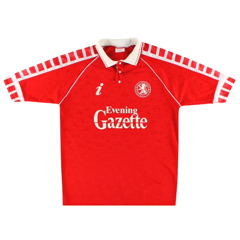 1990-92 Middlesbrough Heimtrikot Gr. M