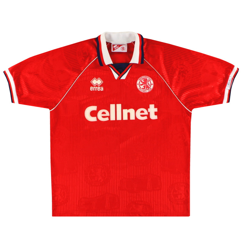 1995-96 Middlesbrough Errea Heimtrikot XL