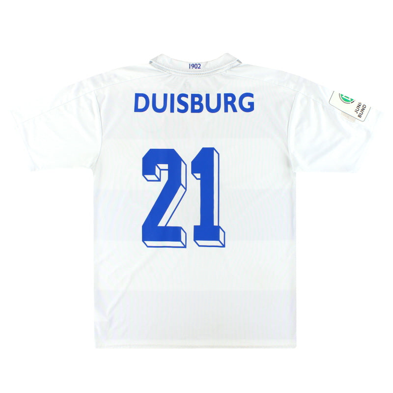2017-18 MSV Duisburg Spielertrikot U19 Heimtrikot #21 L