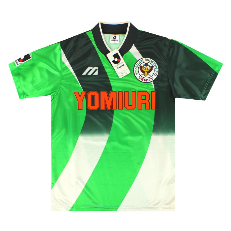 1995-96 Verdy Kawasaki Mizuno Heimtrikot *mit Etiketten* L