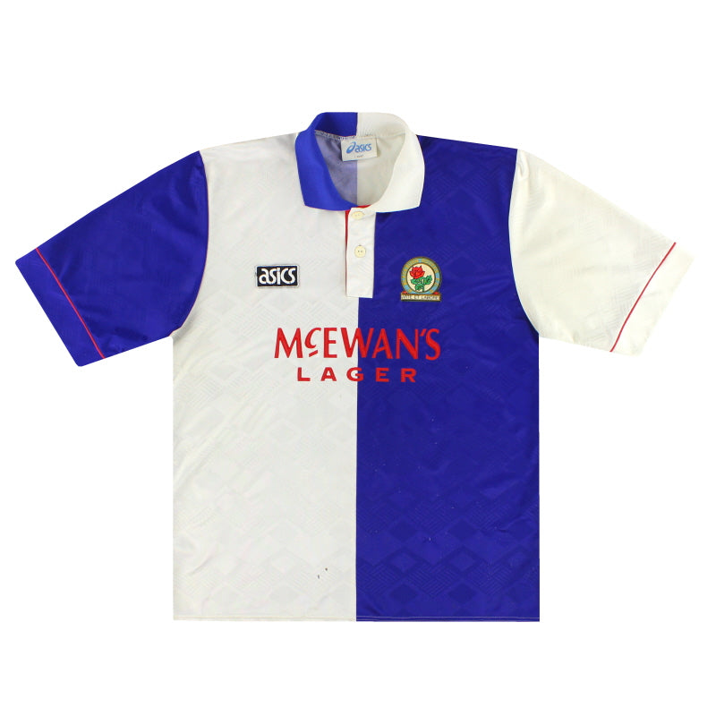 1992-94 Blackburn Asics Heimtrikot L